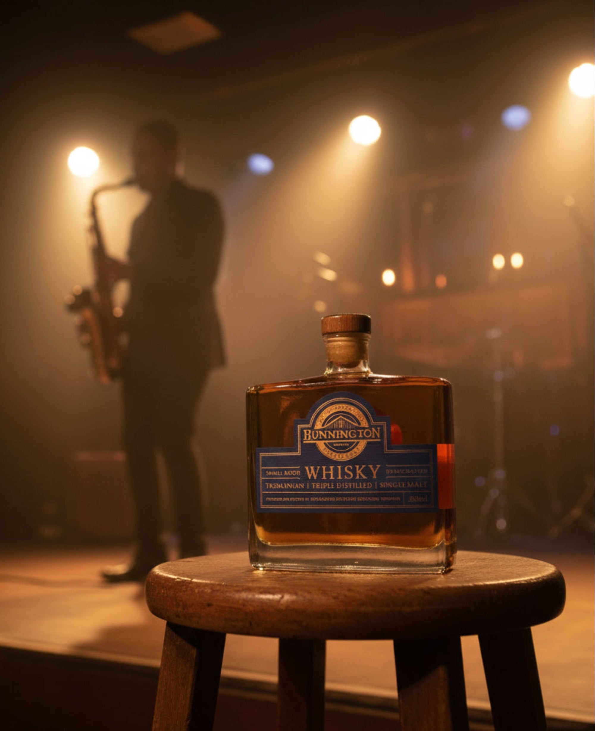 Hunnington Triple Distilled Single Malt Whisky - Cask HD060 (Sherry/Bourbon cask) 200ml