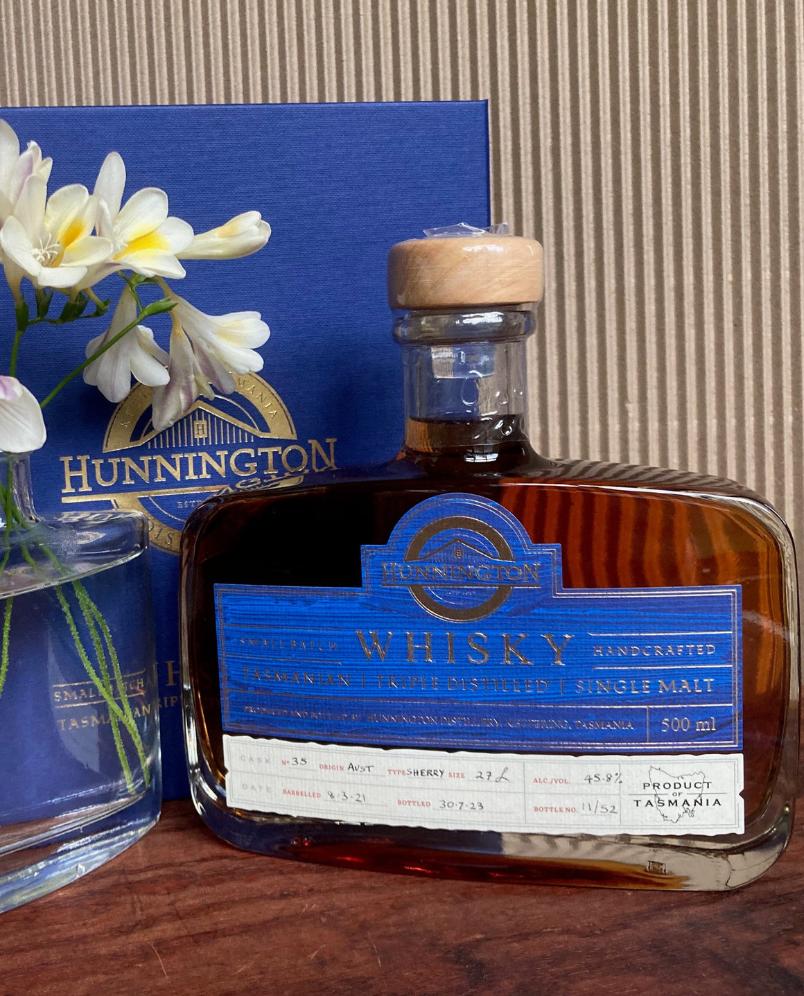 Hunnington Triple Distilled Single Malt Whisky - Cask HD035 (Apera (sherry) cask)